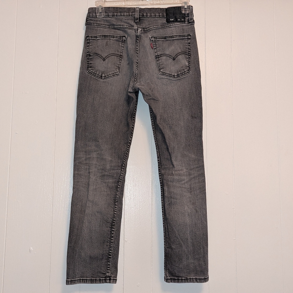 Grey Wash 514 Levi Jeans - Picture 2 of 3